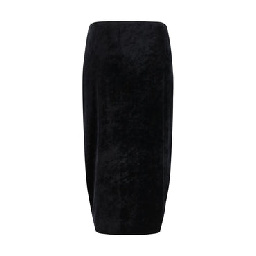 Valentino Black Viscose Long Skirt