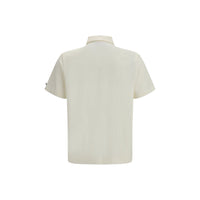 Moncler Grenoble Beige Polyamide Polo Shirt