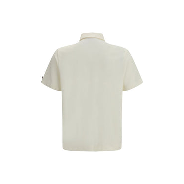 Moncler Grenoble Beige Polyamide Polo Shirt
