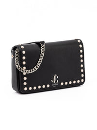 Jimmy Choo Black Leather Crossbody Bag