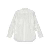 Comme Des Garçons White Cotton Dress Shirt