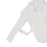 Comme Des Garçons White Cotton Dress Shirt