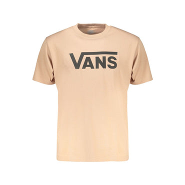 Vans Marrone Cotton Men T-Shirt