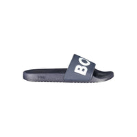 Hugo Boss Blue Polyurethane Men Slipper
