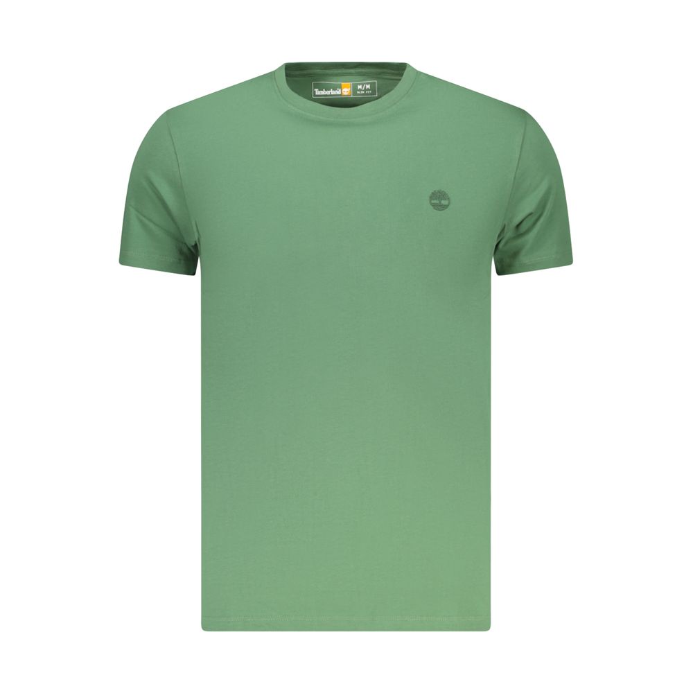 Timberland Verde Cotton Men T-Shirt
