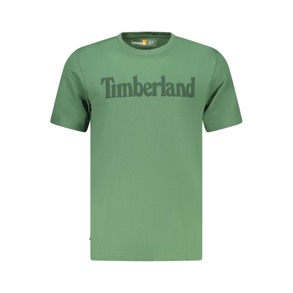 Timberland Green Cotton Men's T-Shirt