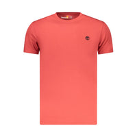 Timberland Red Cotton Men's T-Shirt