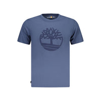 Timberland Blue Cotton Men's T-Shirt