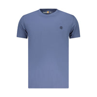 Timberland Blu Cotton Men T-Shirt