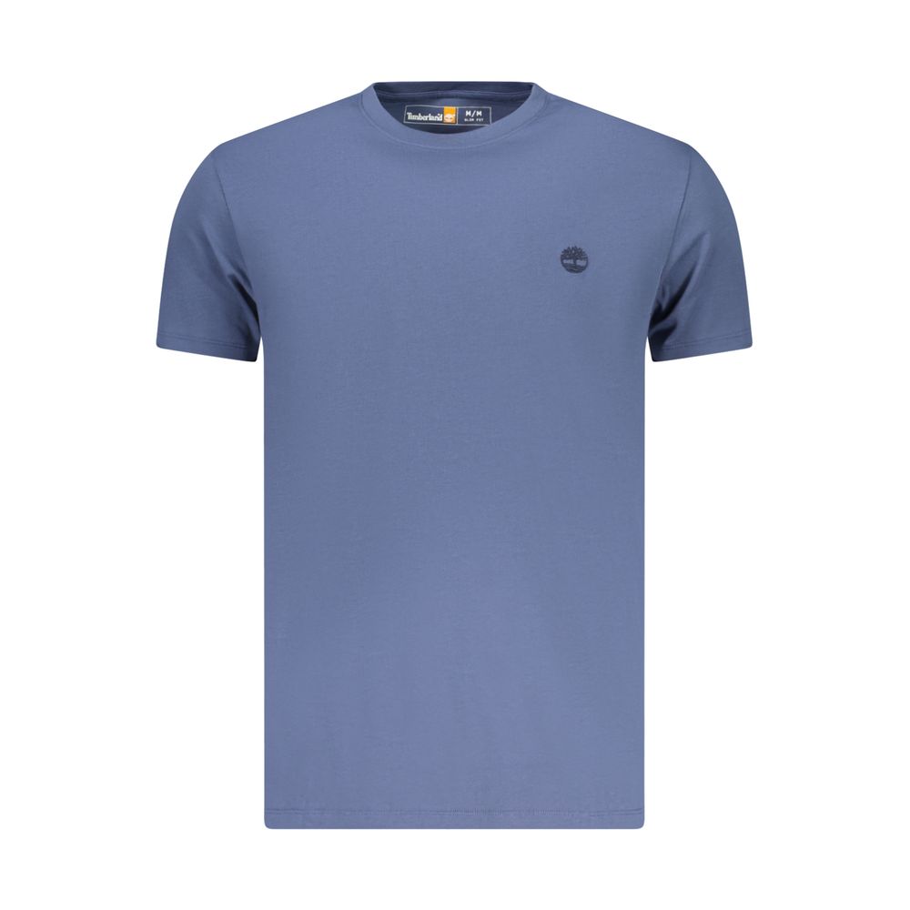 Timberland Blu Cotton Men T-Shirt