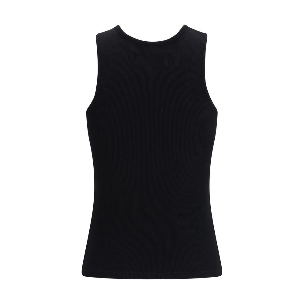 Vivienne Westwood Black Cotton Sleeveles T-Shirt