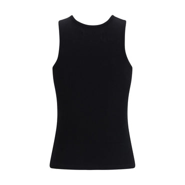 Vivienne Westwood Black Cotton Sleeveles T-Shirt