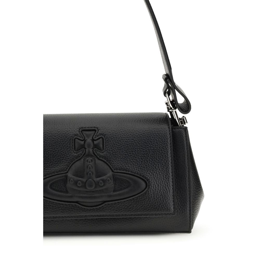 Vivienne Westwood Black Polyethylene Shoulder Bag