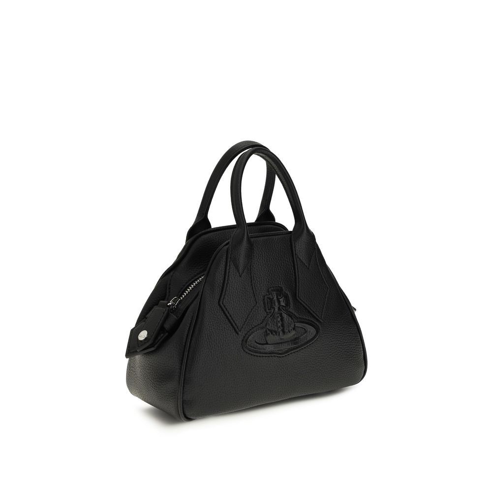 Vivienne Westwood Black Calf Leather Bos Taurus Shoulder Bag