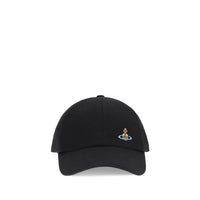 Vivienne Westwood Black Cotton Cap (Baseball Hat)