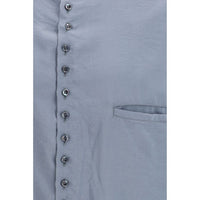 Giorgio Armani Gray Silk Shirt