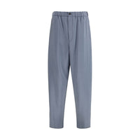 Giorgio Armani Gray Silk Casual Pants