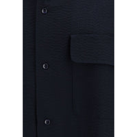 Giorgio Armani Blue Cotton Shirt