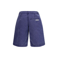 Jacquemus Blue Cotton Bermuda Shorts
