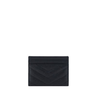 Saint Laurent Black Calf Leather Bos Taurus Wallet