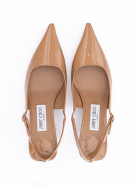 Jimmy Choo Powder Pink Amel 50 Slingback Pumps