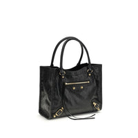 Balenciaga Black Lamb Ovis Aries Aries Shoulder Bag