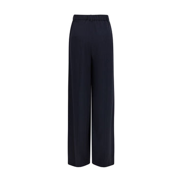 Gucci Blue Viscose Casual Pants