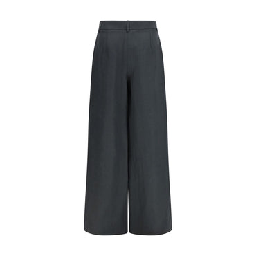 Giorgio Armani Brown Linen Casual Pants