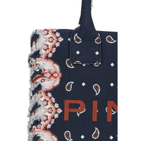 PINKO Multicolor Cotton Shoulder Bag