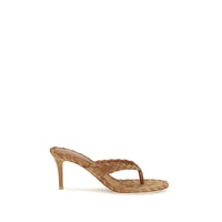 Gianvito Rossi Beige Calf Leather Bos Taurus Stiletto Heel Sandals