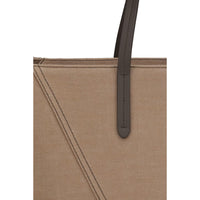 Brunello Cucinelli Beige Cotton Shoulder Bag