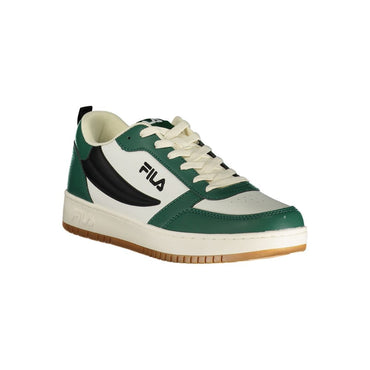 Fila White Polyester Athletic Sneakers