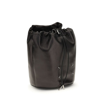 Maison Margiela Black Calf Leather Bos Taurus Shoulder Bag