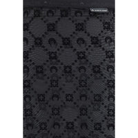 Marine Serre Black Recycled Polyamide Midi Skirt