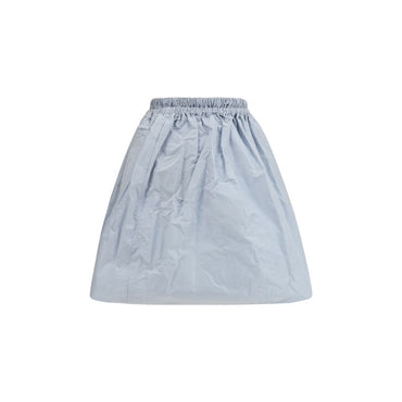 Prada Blue Silk Long Skirt