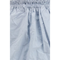 Prada Blue Silk Long Skirt
