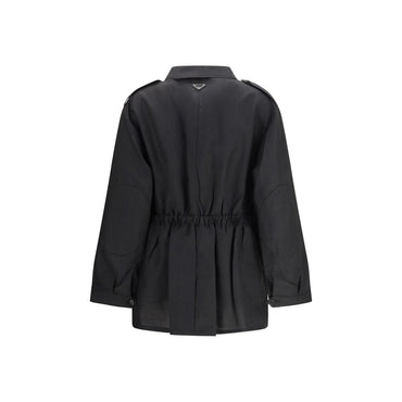 Prada Black Mohair Coat