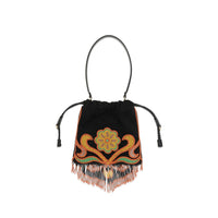 Etro Multicolor Goatskin Shoulder Bag