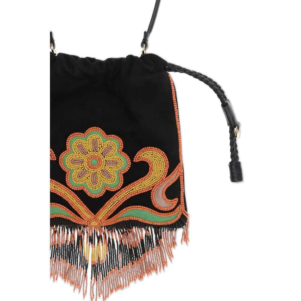 Etro Multicolor Goatskin Shoulder Bag