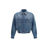 Versace Blue Cotton Clothing