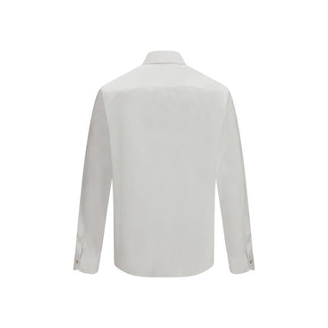 Valentino White Cotton Dress Shirt