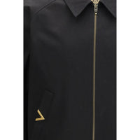 Valentino Black Cotton Bomber