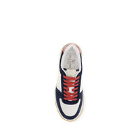 Valentino Garavani Black Calf Leather Bos Taurus Athletic Sneakers