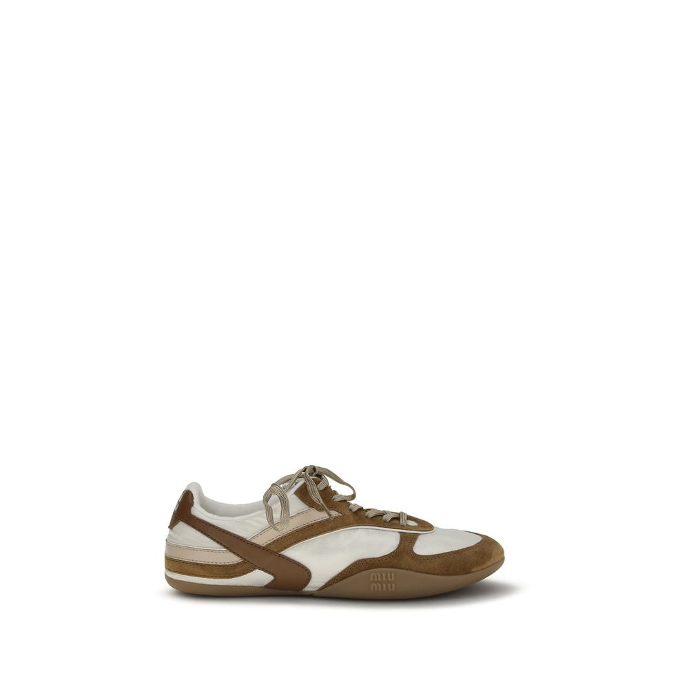 Miu Miu Multicolor Calf Leather Sneakers