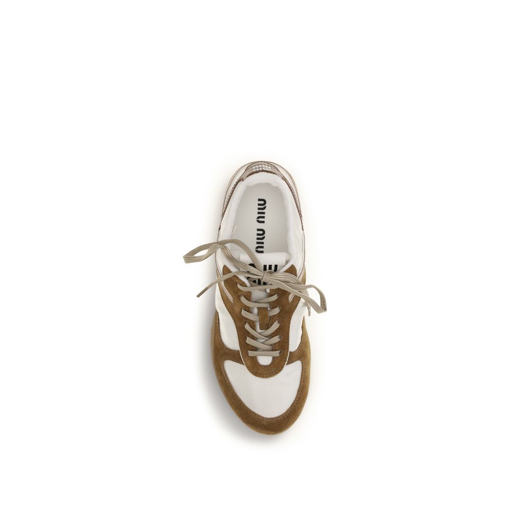 Miu Miu Multicolor Calf Leather Sneakers