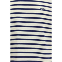 Prada Blue Cotton Sweatshirt
