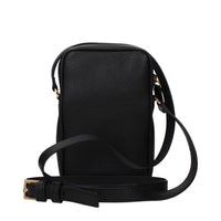Versace Black Leather Crossbody Bag