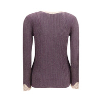 Valentino Purple Viscose Cardigan