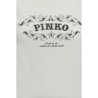 PINKO White Cotton T-Shirt