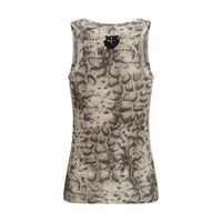 PINKO Beige Cotton T-Shirt